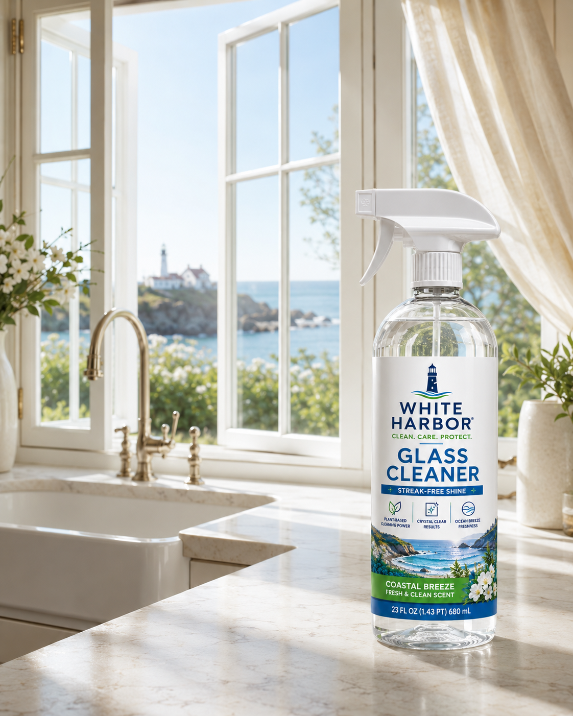White Harbor Glass Cleaner Coastal Breeze