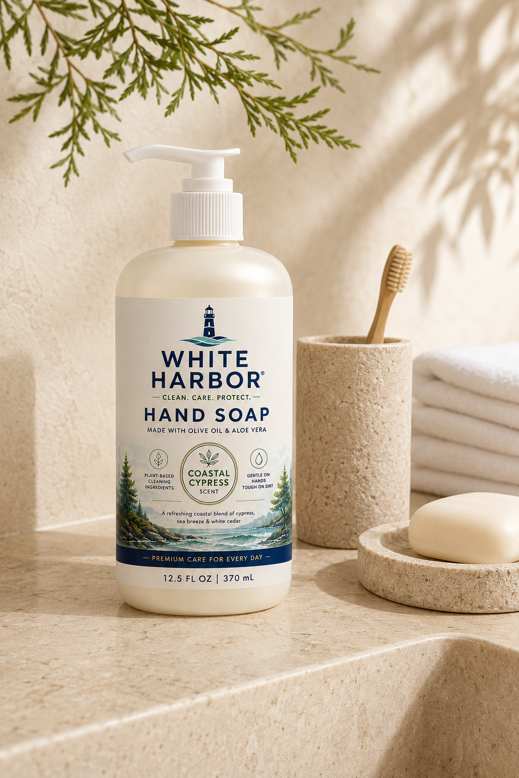 White Harbor Hand Soap Coastal Cypress