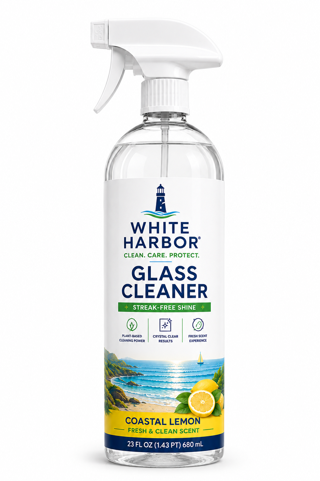 White Harbor Glass Cleaner Coastal Lemon